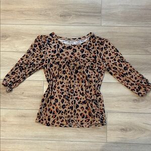 Loft leopard top size XSP